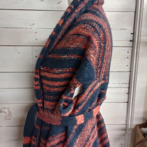 Urban Outfitters Wool Blend Sleeveless Sweater Open Front Cardigan XS Oversized - Picture 6 of 10